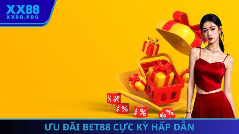 Ưu đãi Bet88 cực kỳ hấp dẫn